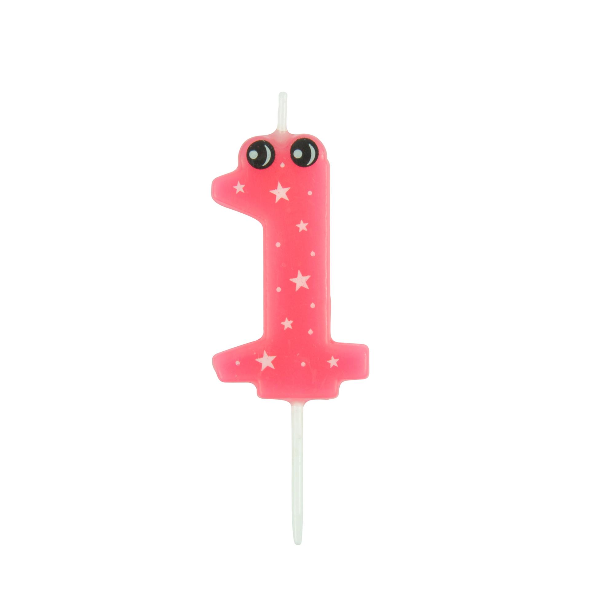 MINI BOUGIE CHIFFRE 1 H.5CM