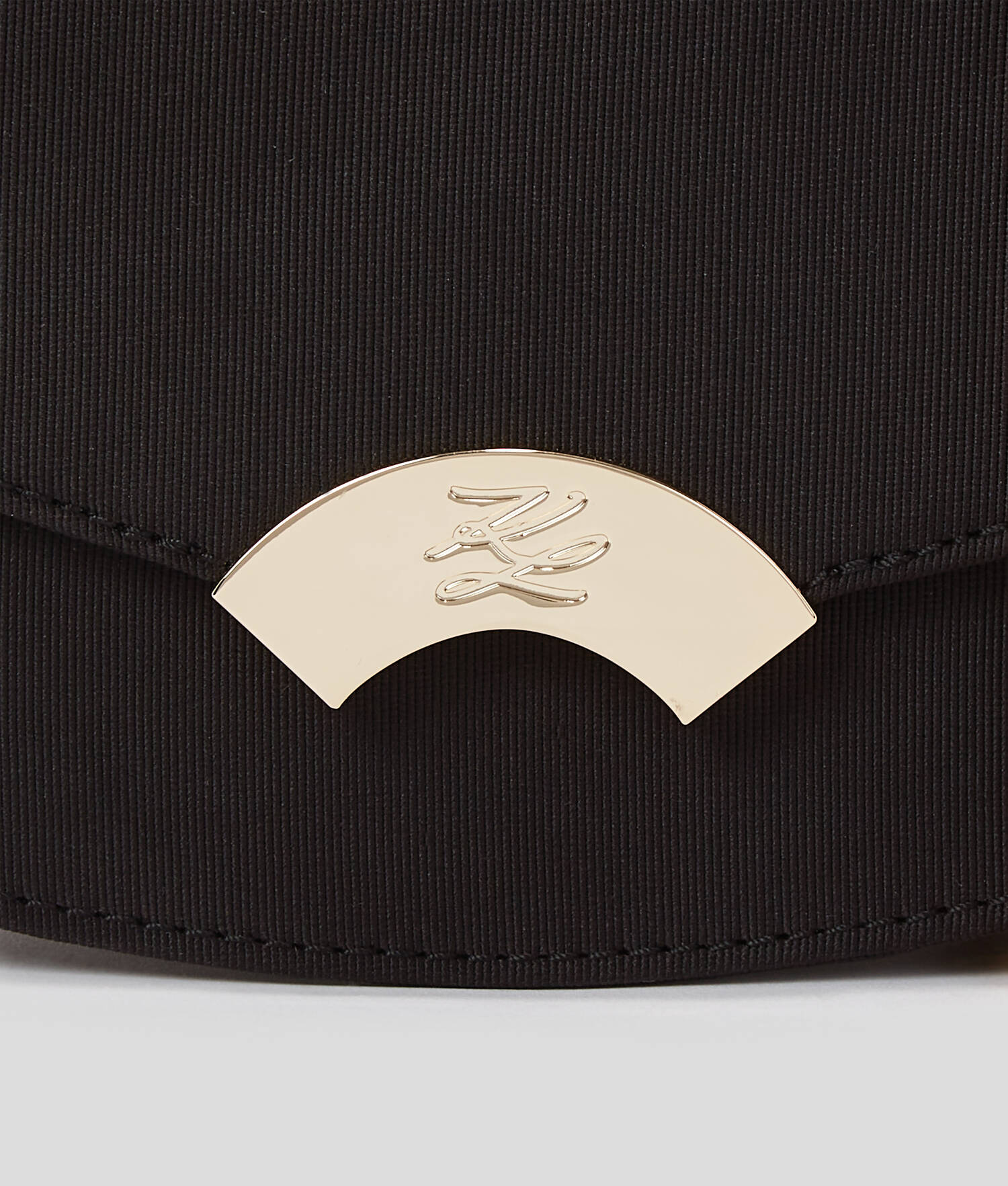 POCHETTE ÉVENTAIL KL STUDIO - Noir/Or