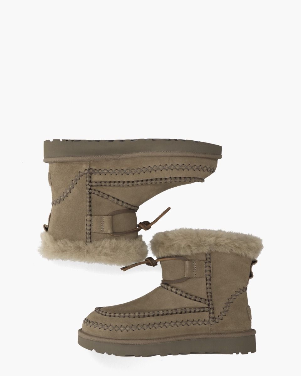 UGG Classic Mini Alpine Boot Hickory Dames Enkelboots