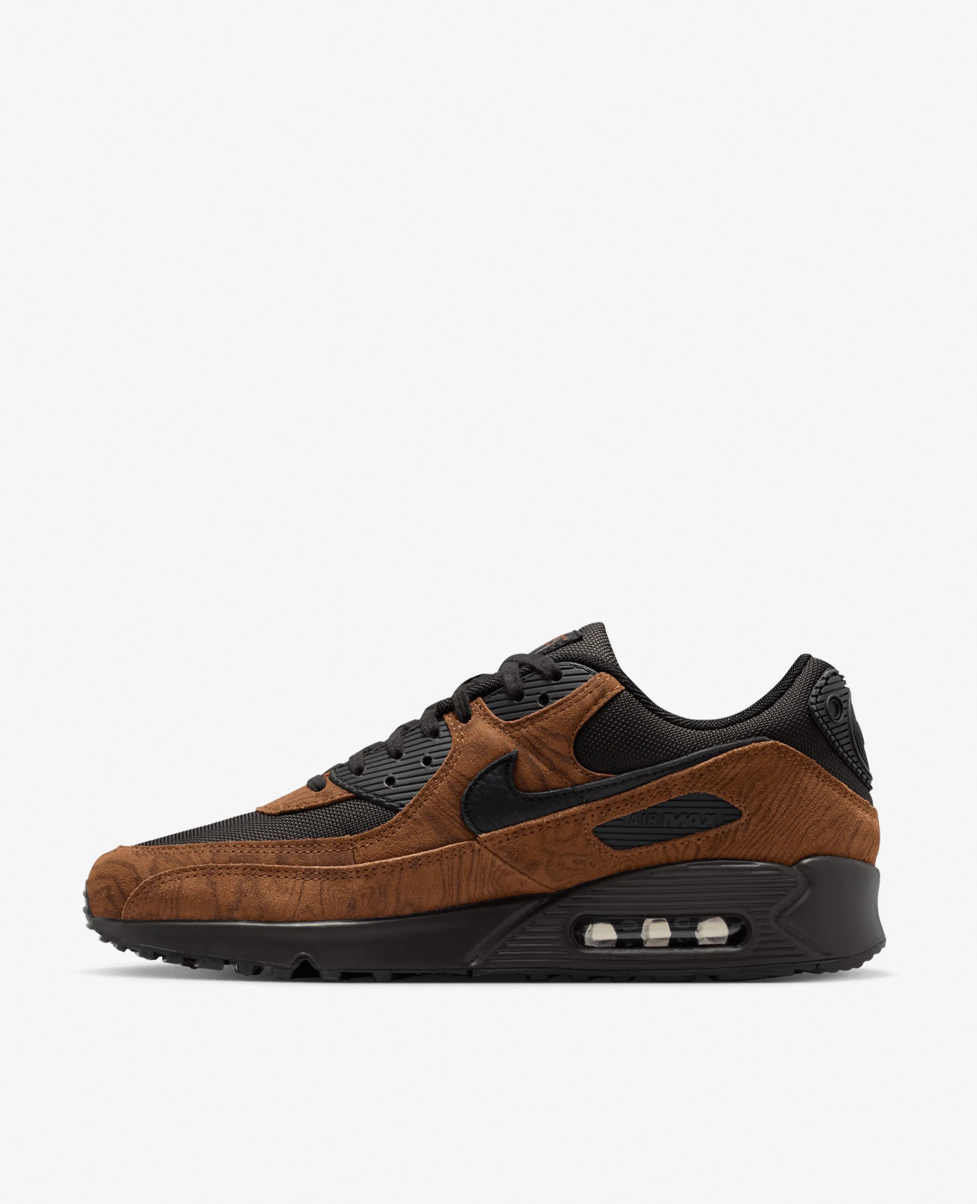 Nike Air Max 90 PRM (LT BRITISH TAN/BLACK-VELVET BROWN)