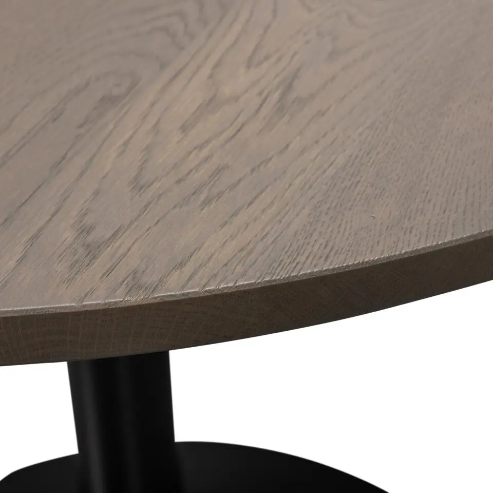 WOOOD Tablo Ronde Poot - Metaal - Zwart - 73x64x64