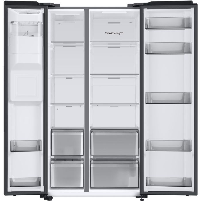 Samsung Side-by-Side RS6GCG882EB1EG Black Steel - Festwasseranschluss