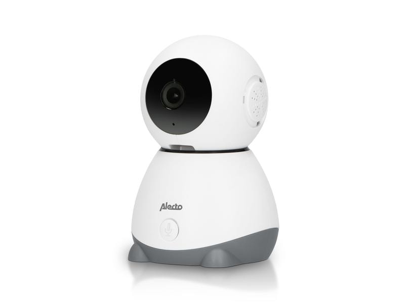 Alecto Video-Babyphone Smartbaby 10 Weiss/Grau WLAN-Babyphone mit Kamera
