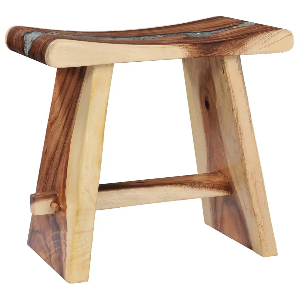 vidaXL - Kruk - Multikleur - Hout