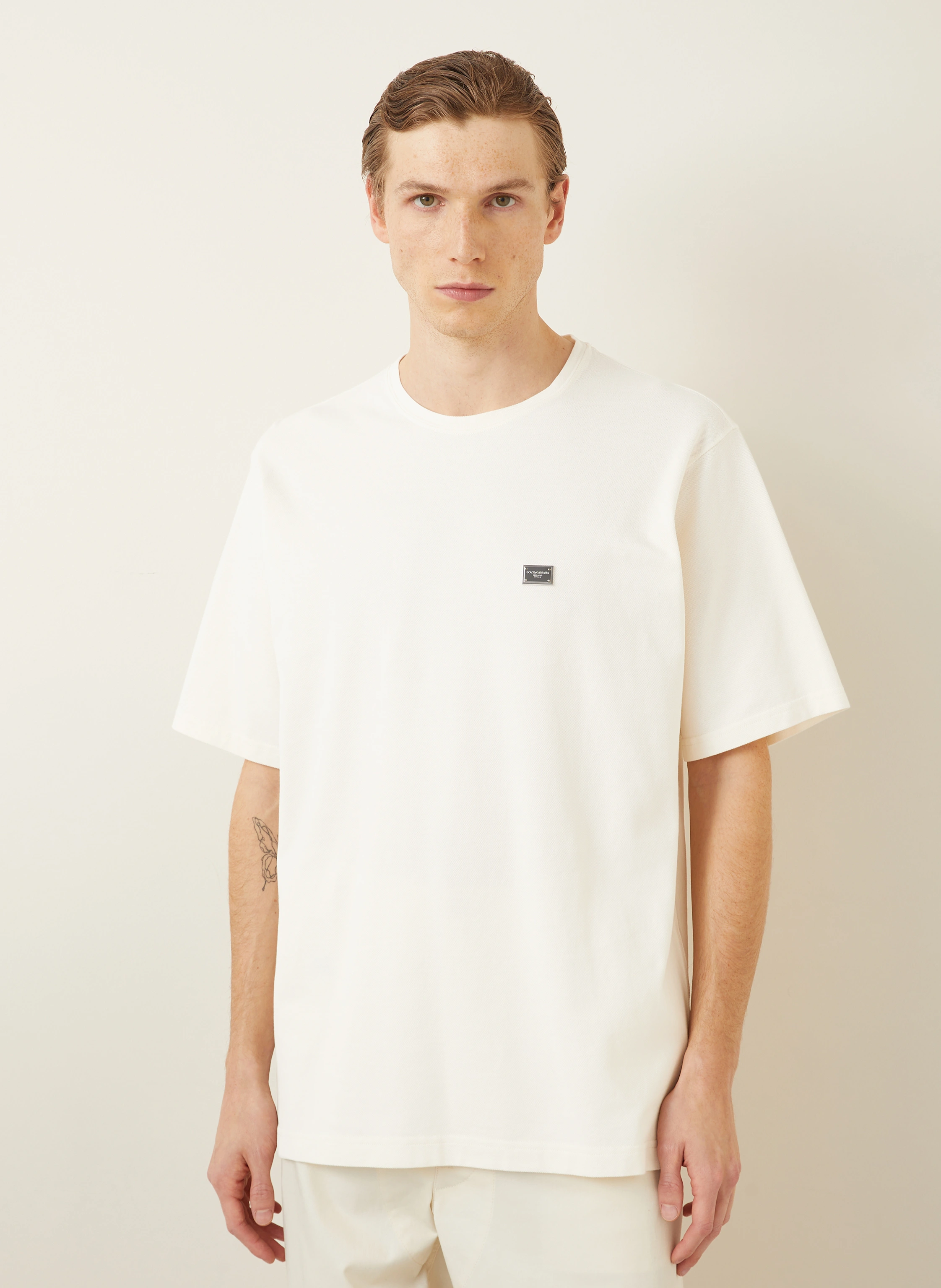DOLCE & GABBANA T-Shirt aus Piqué