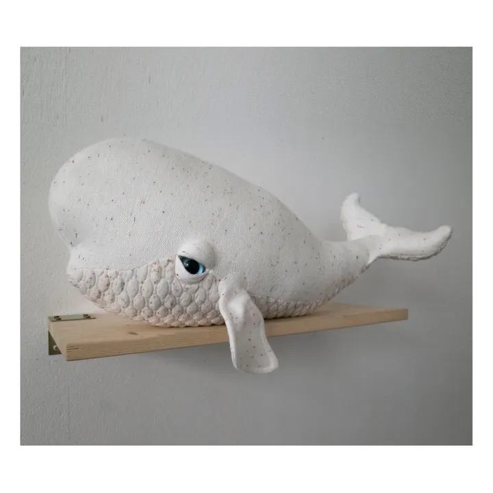 Bigstuffed Peluche géante beluga Albino 55 cm | Blanc