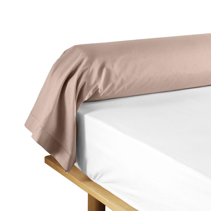 TAIE TRAVERSIN 85X185CM UNI 57 FILS LINA ROSE