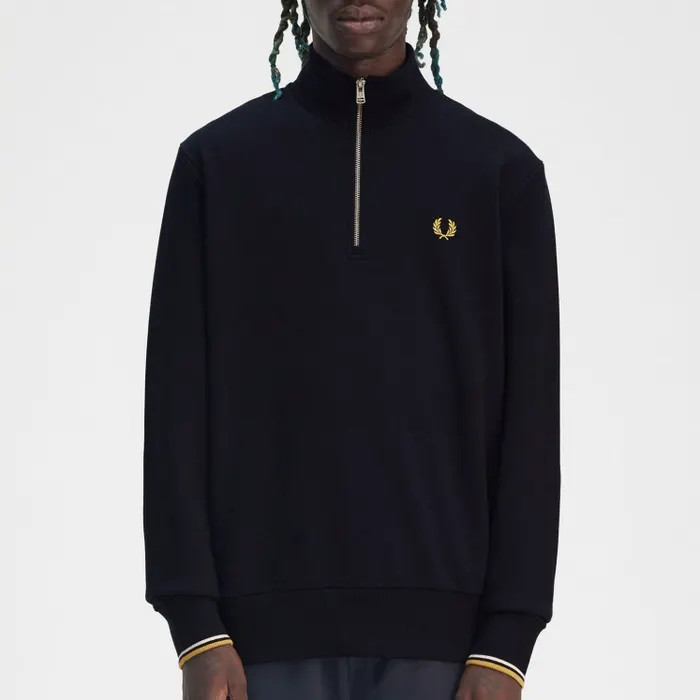 Fred Perry Half Zip Sweatshirt Heren
