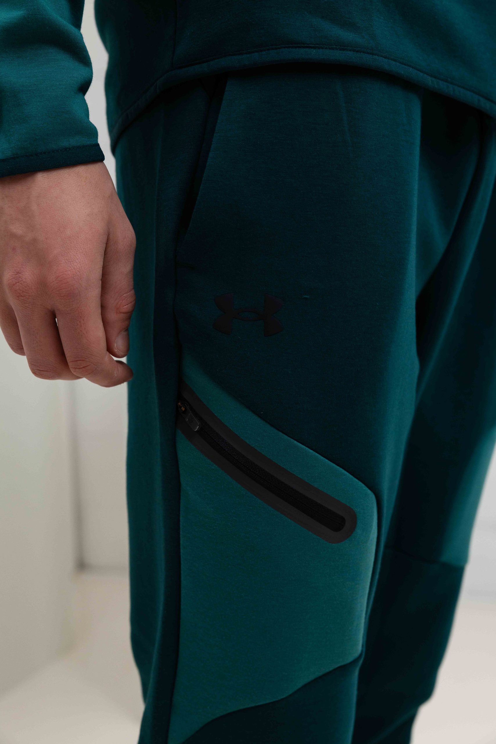 Under Armour Unstoppable Fleece Trainingspak Heren Groen