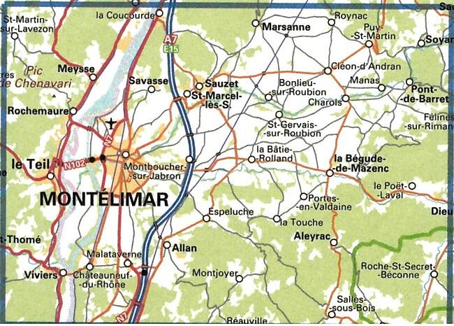 IGN - 3038 SB MONTELIMAR 1 25 000