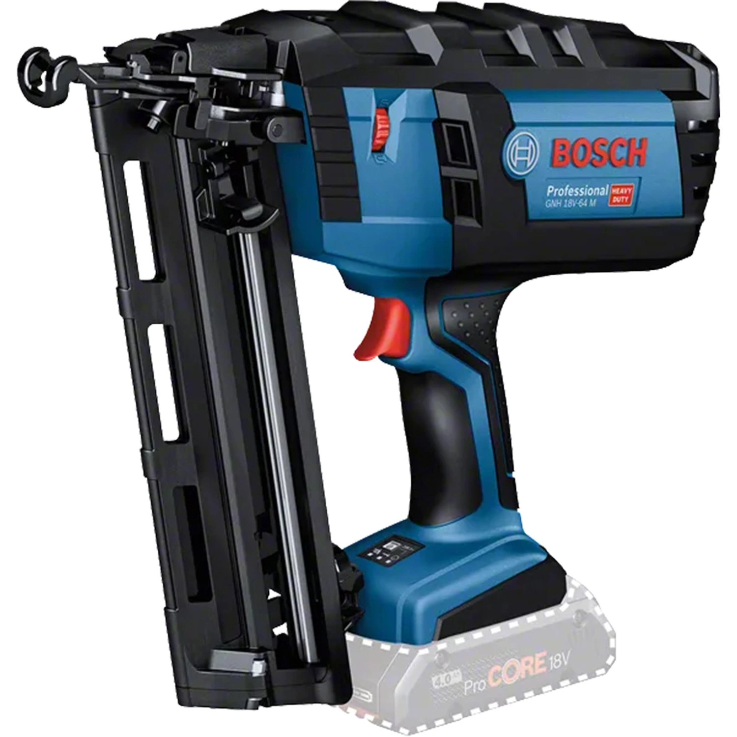 Bosch GNH 18V-64 M 18V Li-ion Accu tacker set (2x 4,0 Ah) in L-Boxx