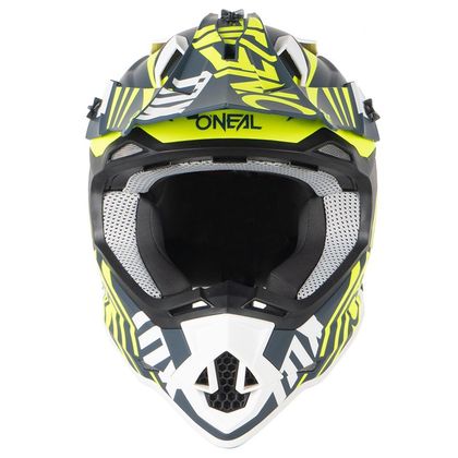 Casque cross O'Neal 2 SRS - SPYDE 2.0 - BLUE WHITE NEON YELLOW MATT 2022 - Bleu / Jaune