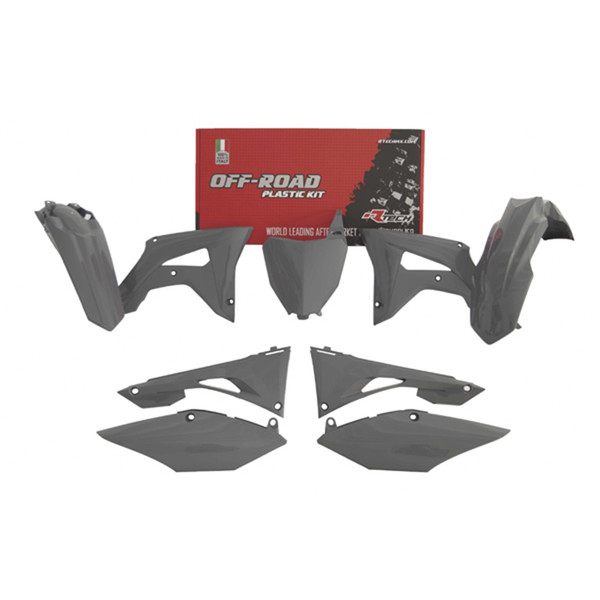 RTECHMX - Kit plastique Honda CRF/CRF-RWE (2019-2021) - RKITCRFGR0519 Gris