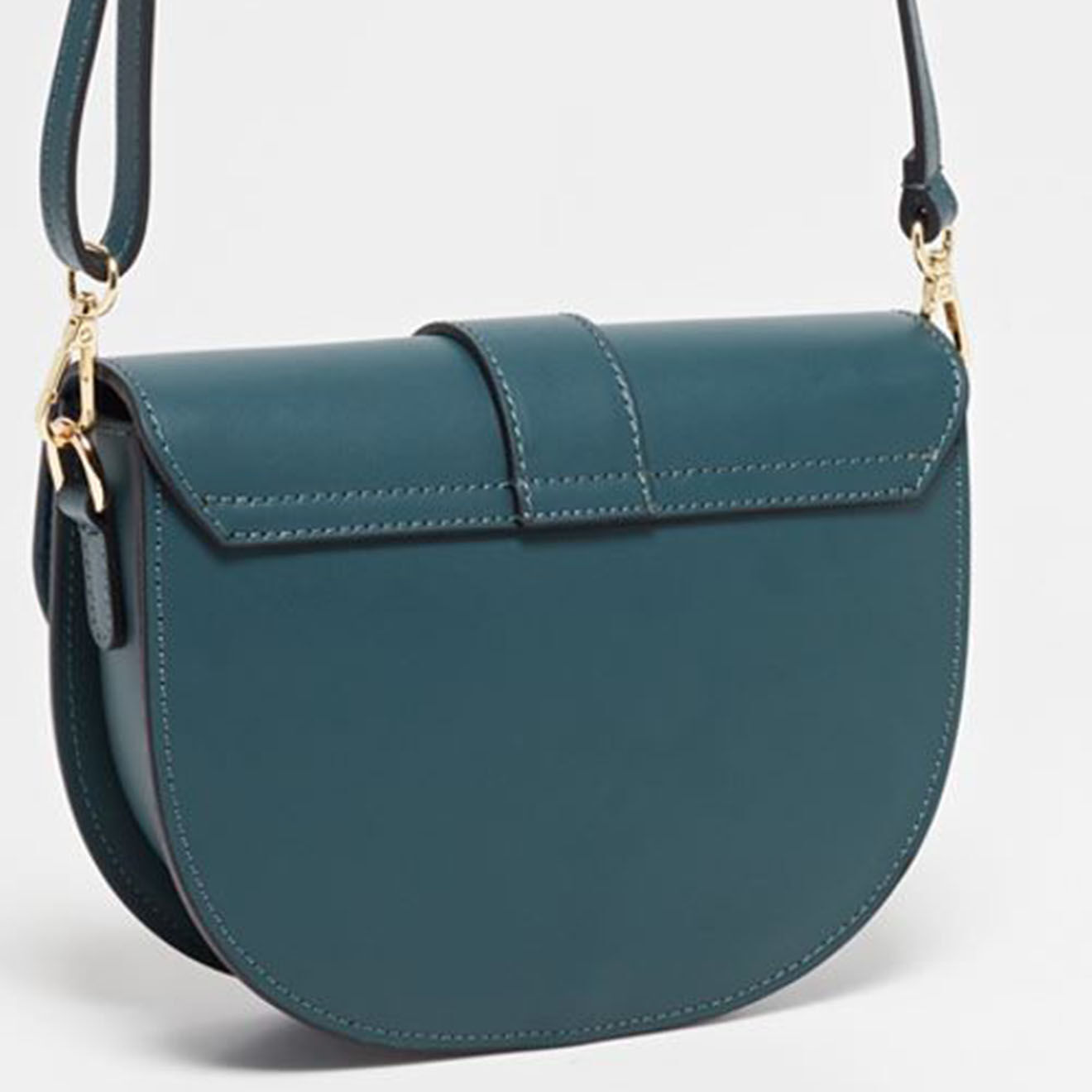Christian Laurier Sac bandoulière en Cuir Suzy vert - 21x16x6.5 cm