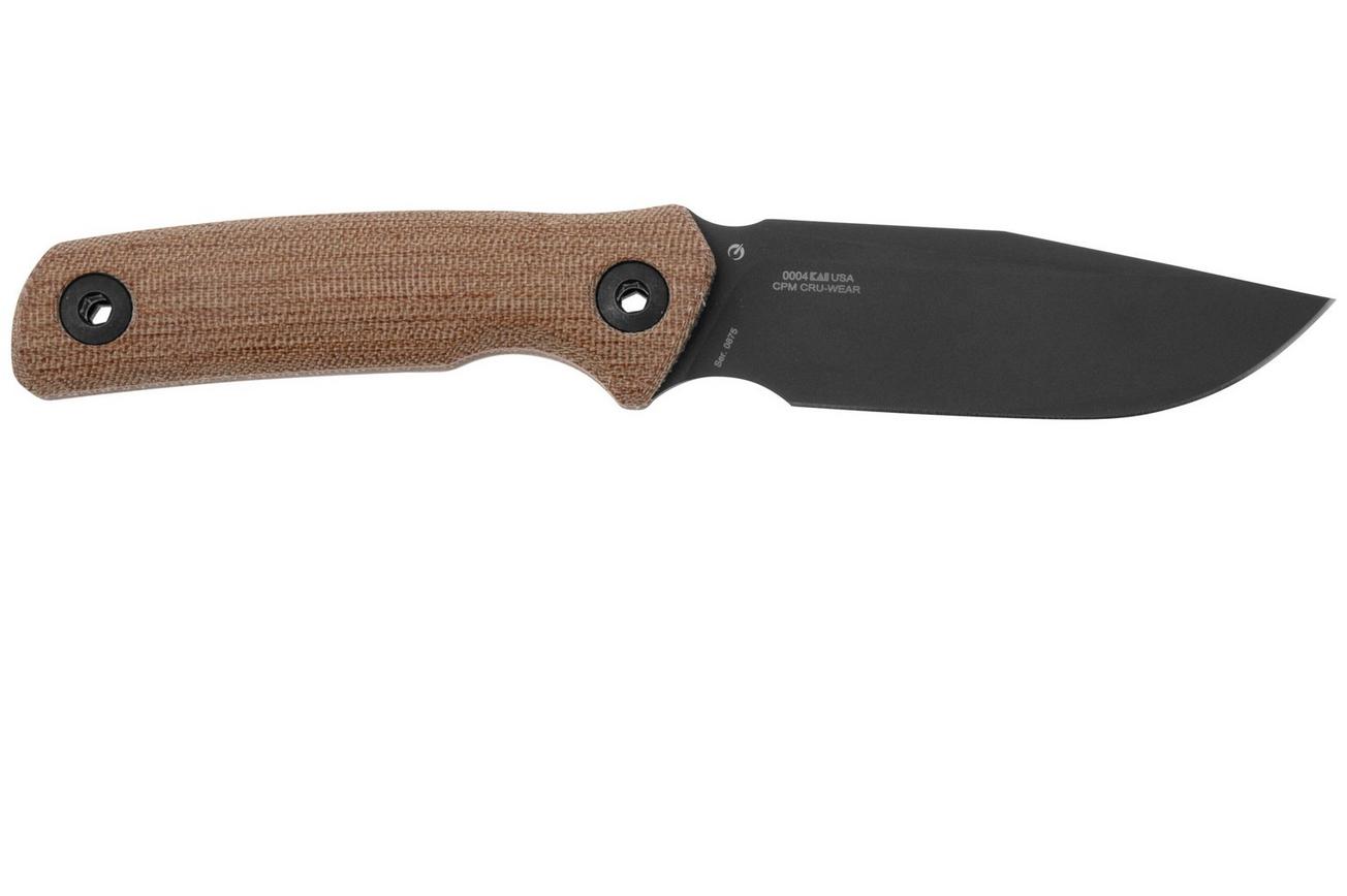 Zero Tolerance ZT0004 Cerakote CPM Cru-Wear, Micarta vaststaand mes