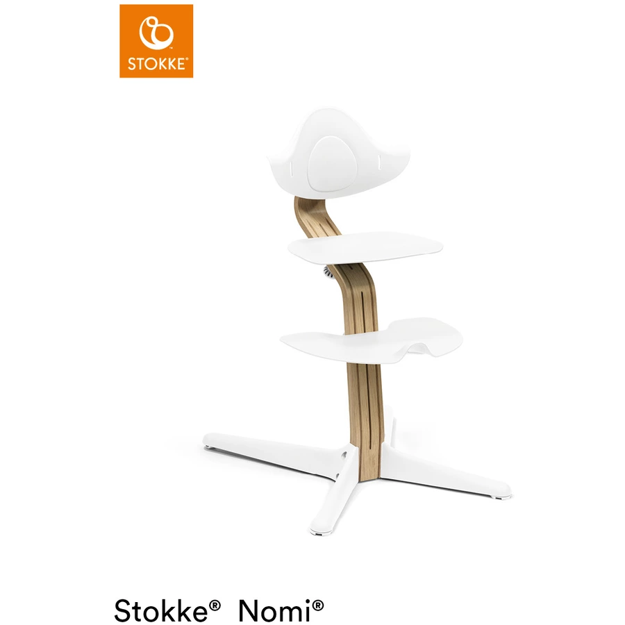 STOKKE® Nomi® Hochstuhl Eiche   weiß