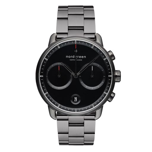 Nordgreen Pioneer Ur, Gun Metal/Sort, 42 mm