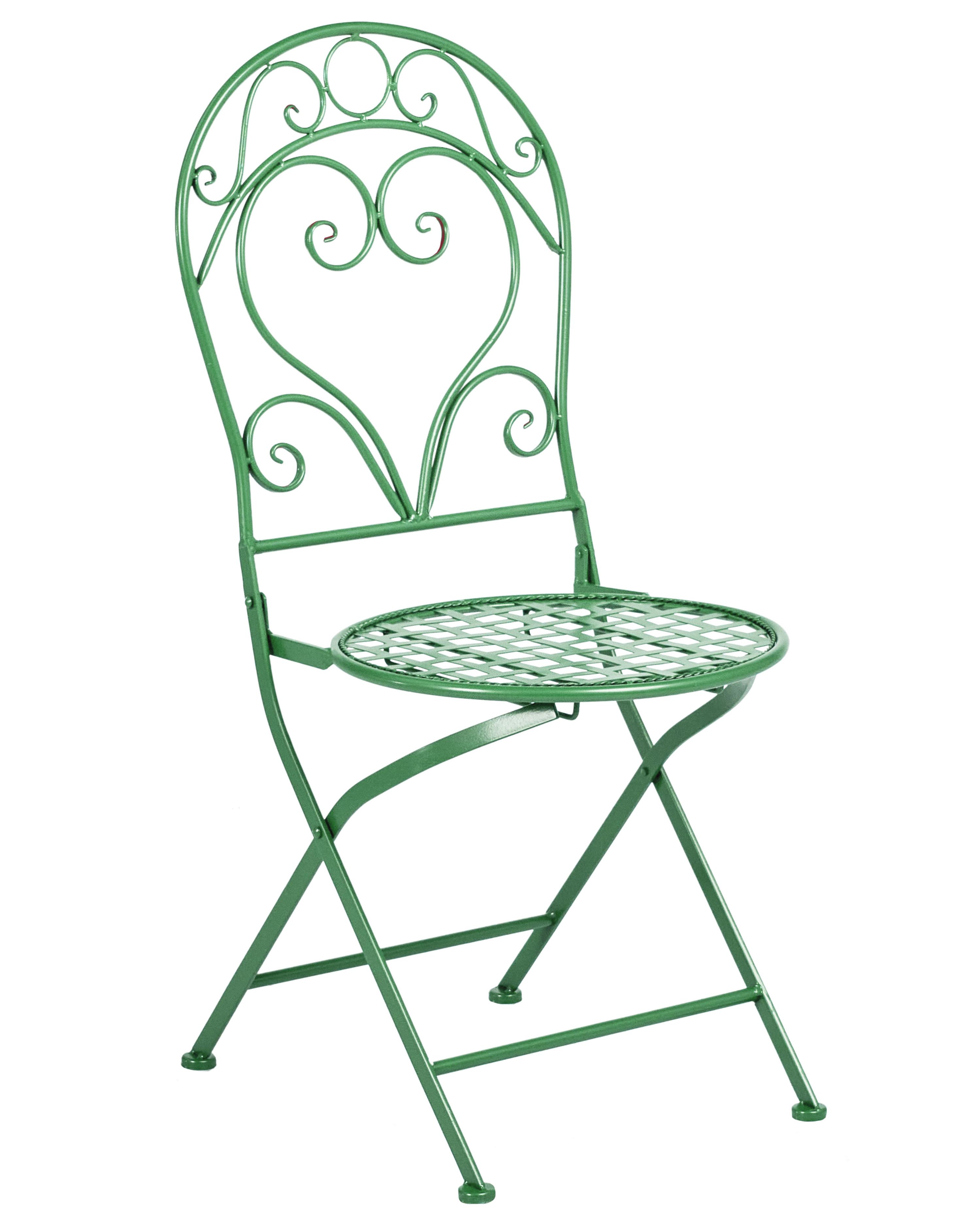 Set van 2 tuinstoelen ALBINIA Metaal Groen