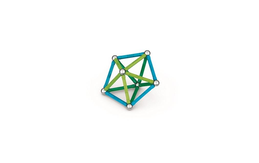 Baukasten Classic Green Line 60 TeileMagnetisches Konstruktionsspielzeug für Kinder