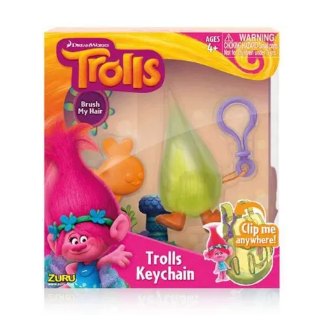 Boti Schlüsselanhänger DreamWorks Trolls Fuzzbert, 10cm
