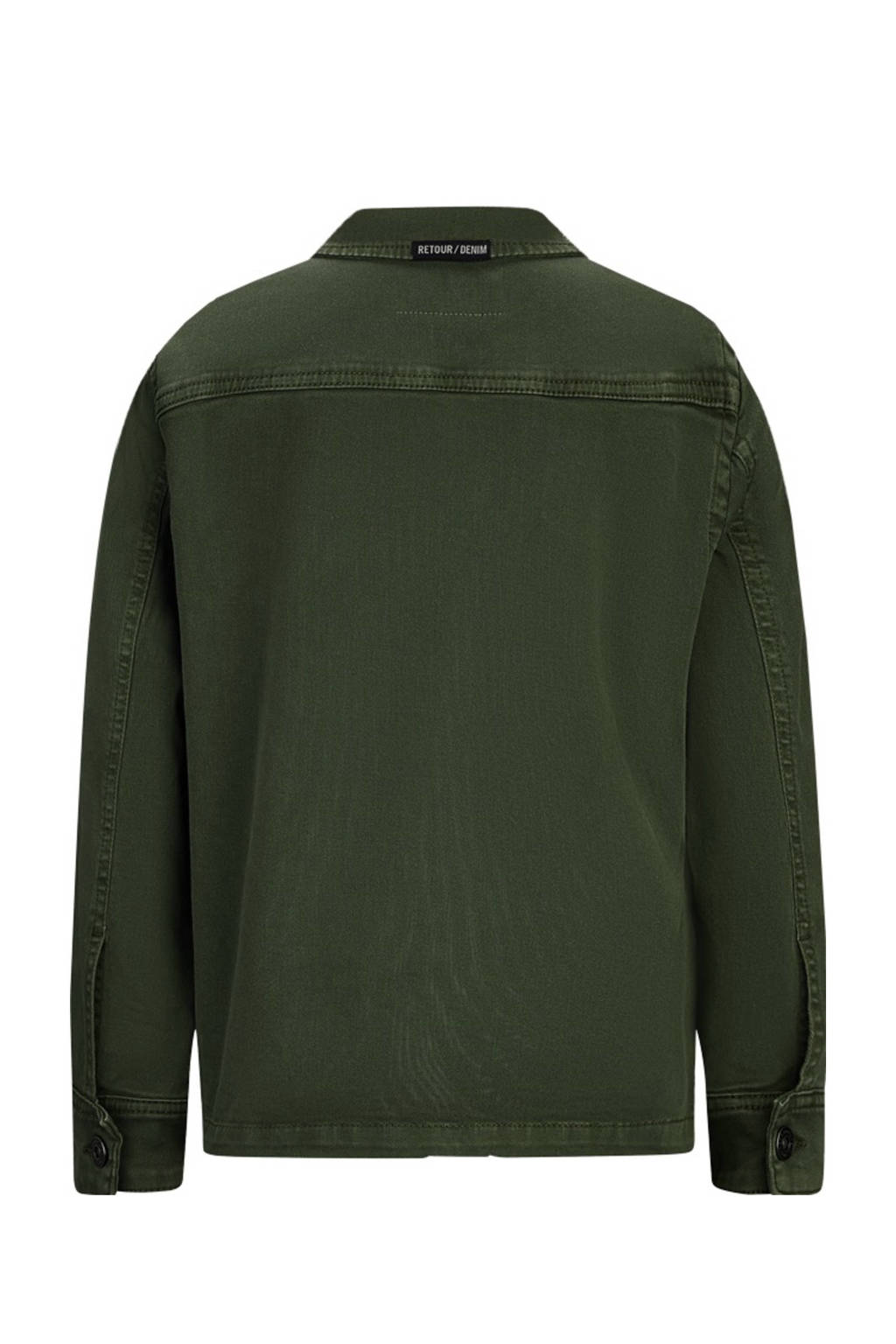 Retour Jeans overshirt Otto armygroen