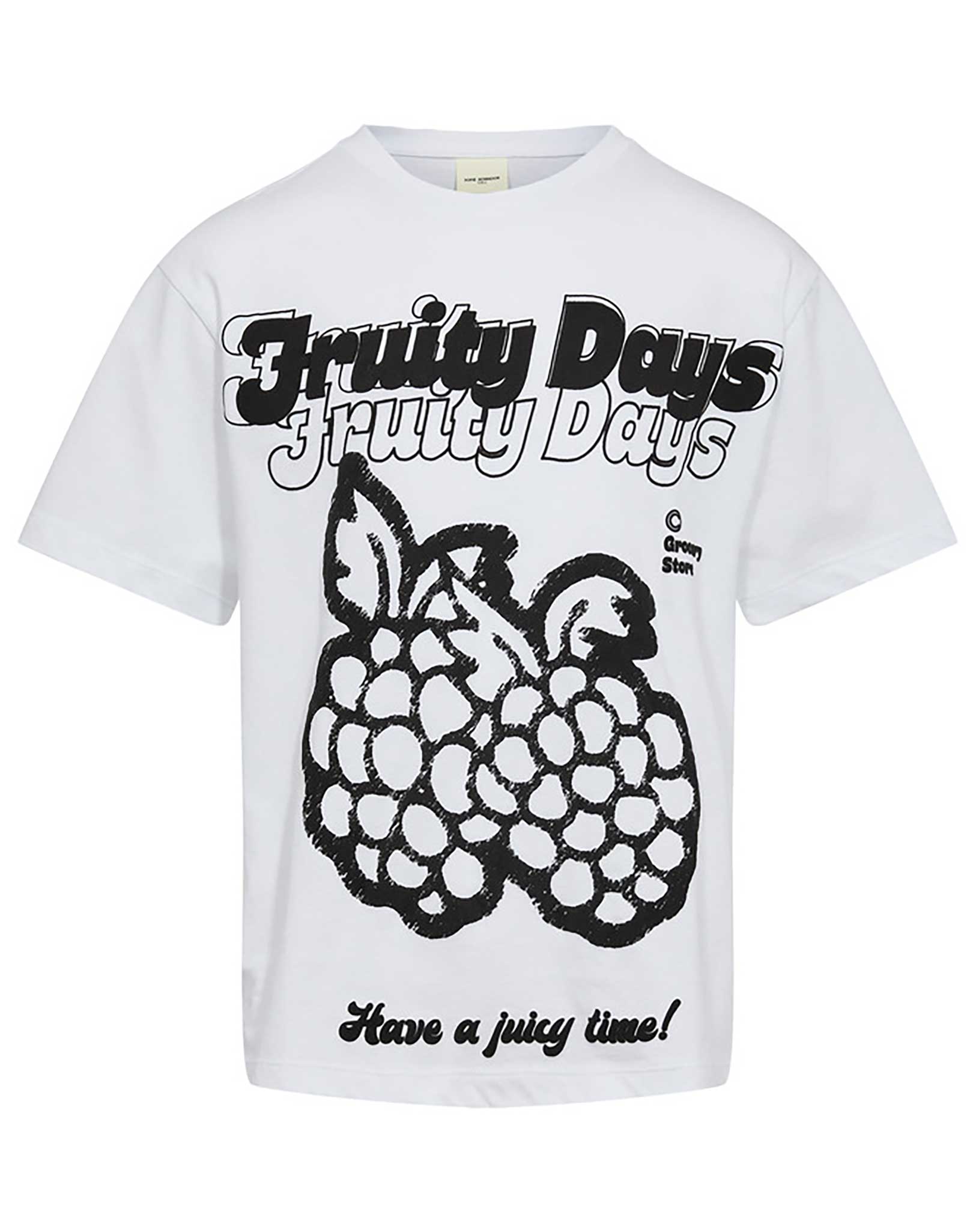 T-Shirt FRUITY DAYS in brilliant white
