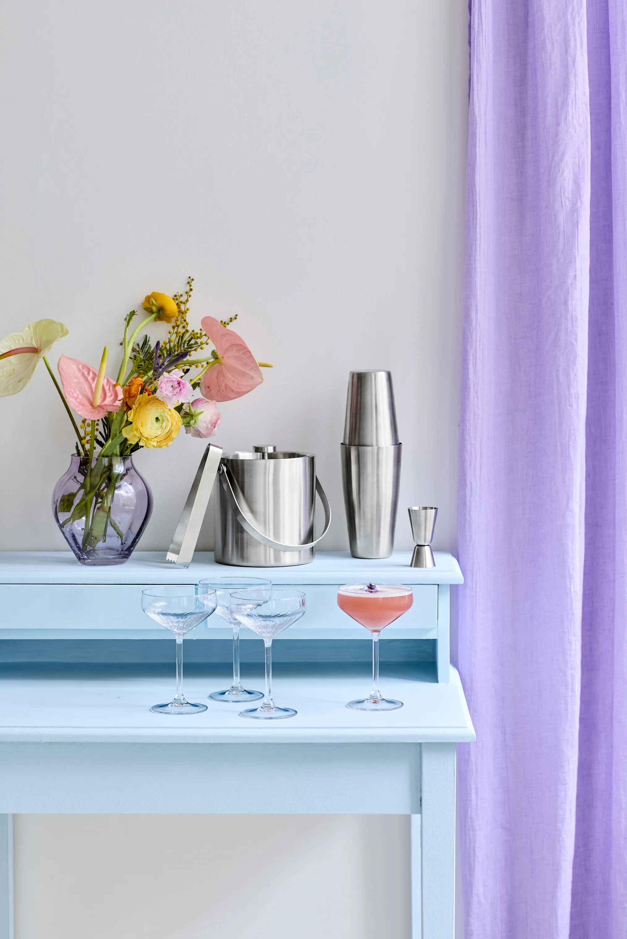 CASA Living Daisy Coupe Champagneglas - 4 stk.