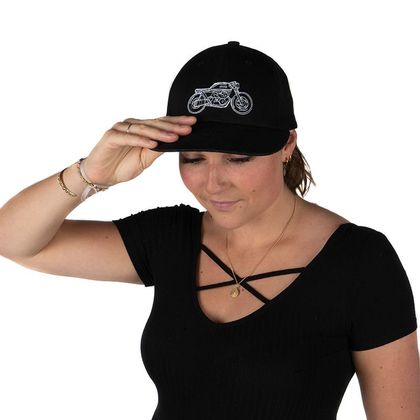 Casquette Motoblouz PLATE - Noir
