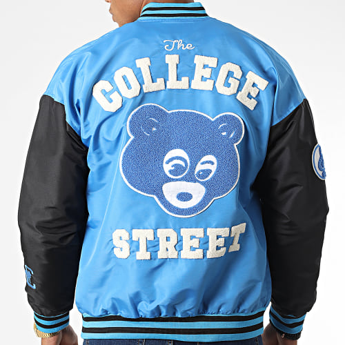 Veste Teddy LL2019 Bleu Clair Noir