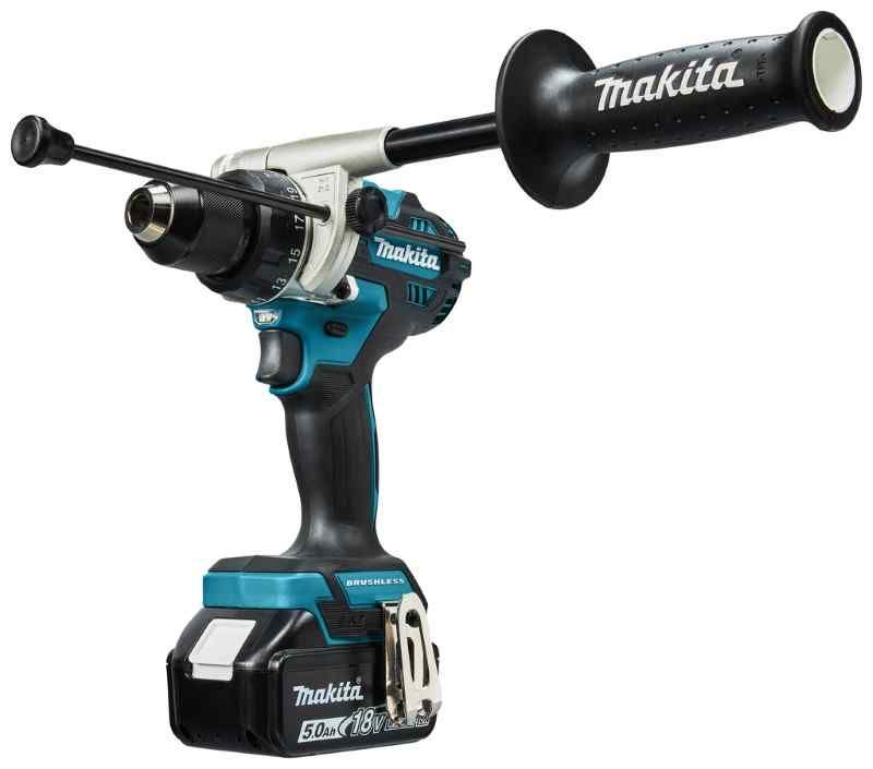 Makita DHP486RTJ 18V Li-ion accu klopboor-/schroefmachine set (2x5.0Ah) in Mbox - koolborstelloos