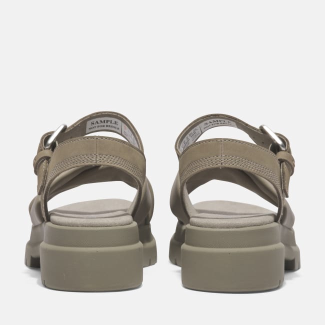 Sandalo a Listini Incrociati London Vibe da                Donna in beige