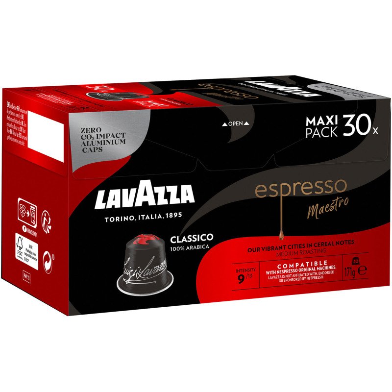 Capsules de café Lavazza Classico - Boîte de 30