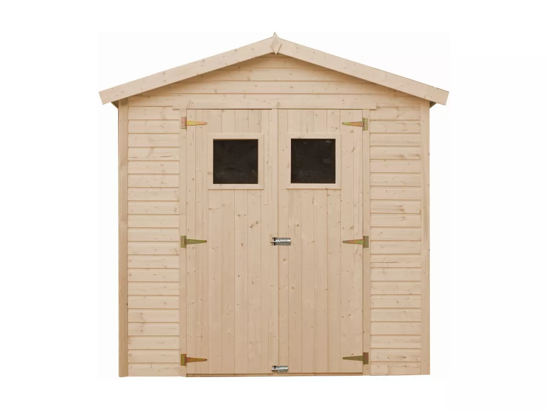 Abri de Jardin en Bois - H228x222x233 cm/4,2 m² - TIMBELA M351
