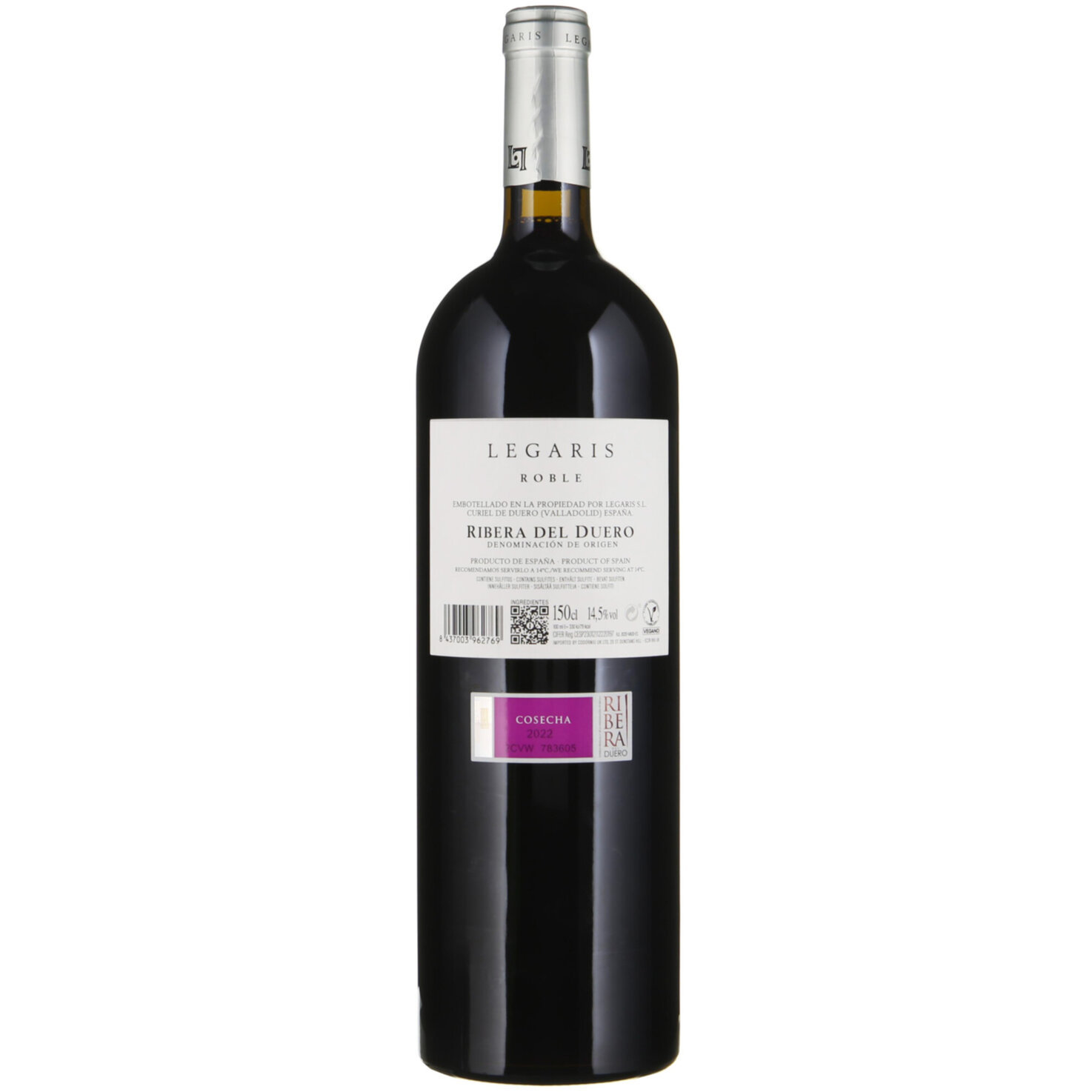 Ribera del Duero DO Roble Legaris -150cl