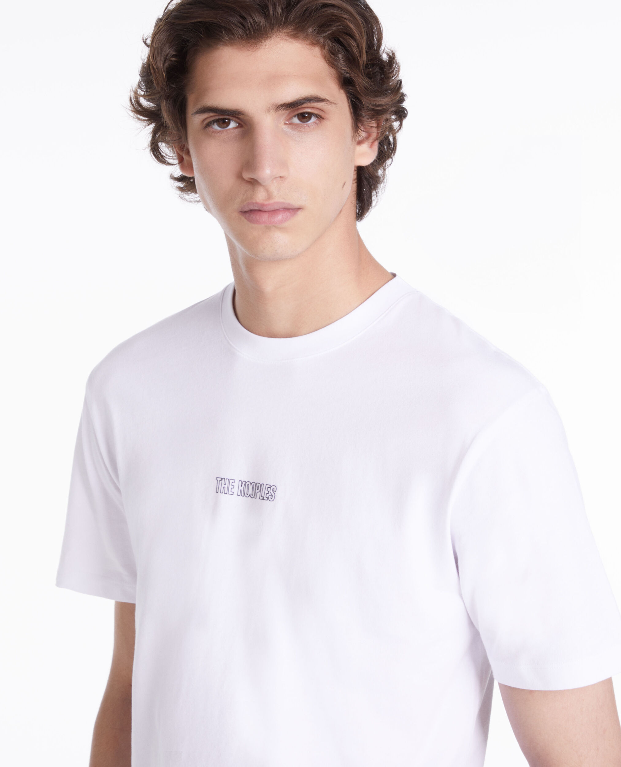 T-shirt blanc avec logo