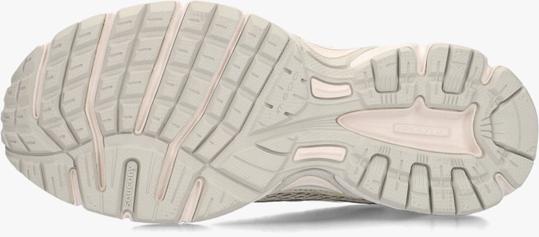 beige saucony lage sneakers ride millennium