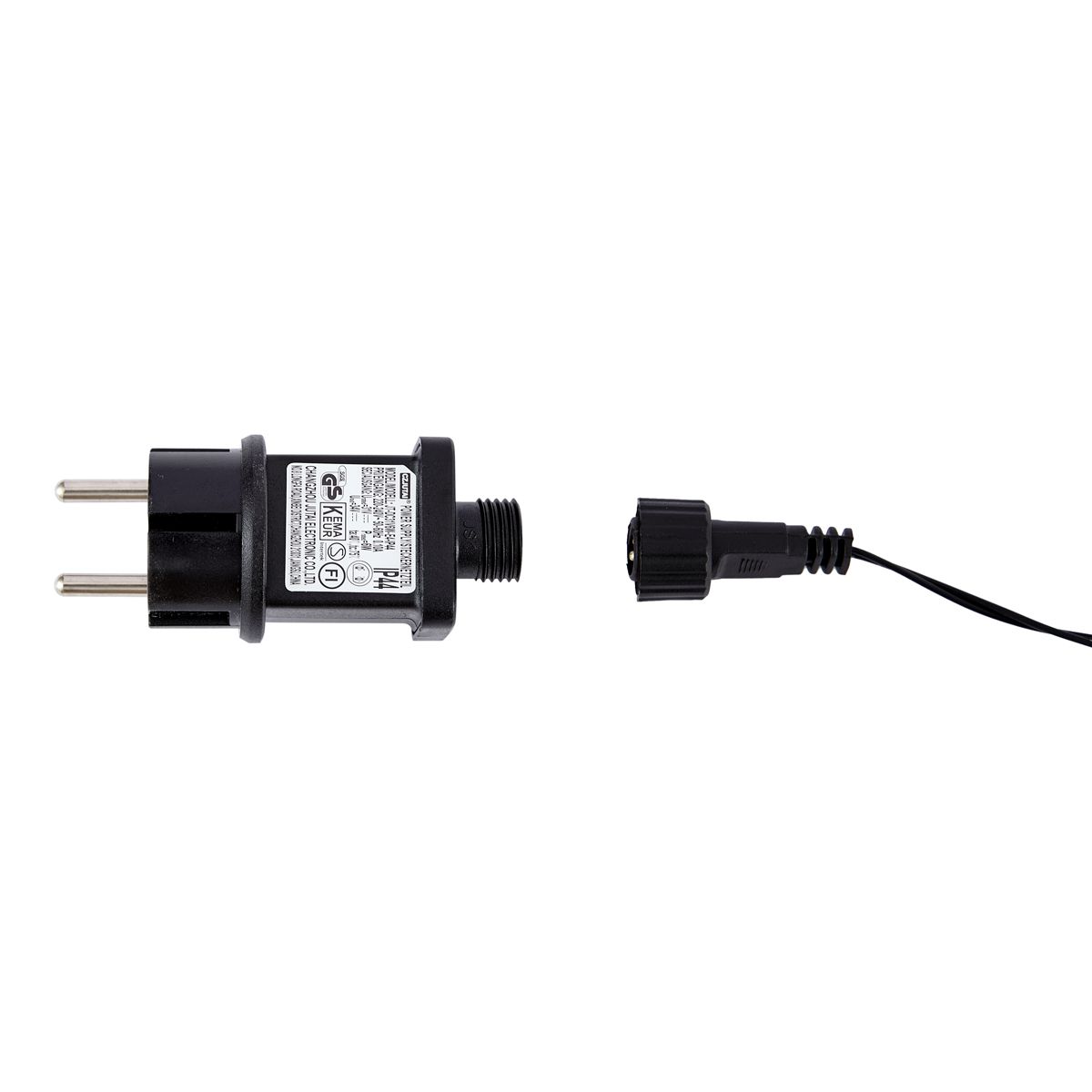 Kerst kerstboom zwart 200cm incl. LED IP44 - Vixen