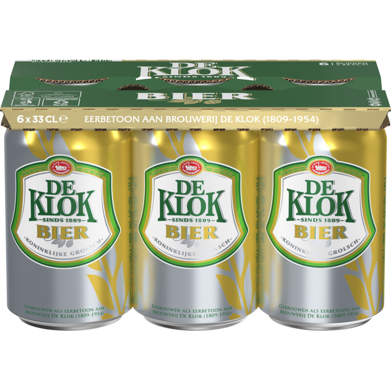 De Klok Bier 6-pack