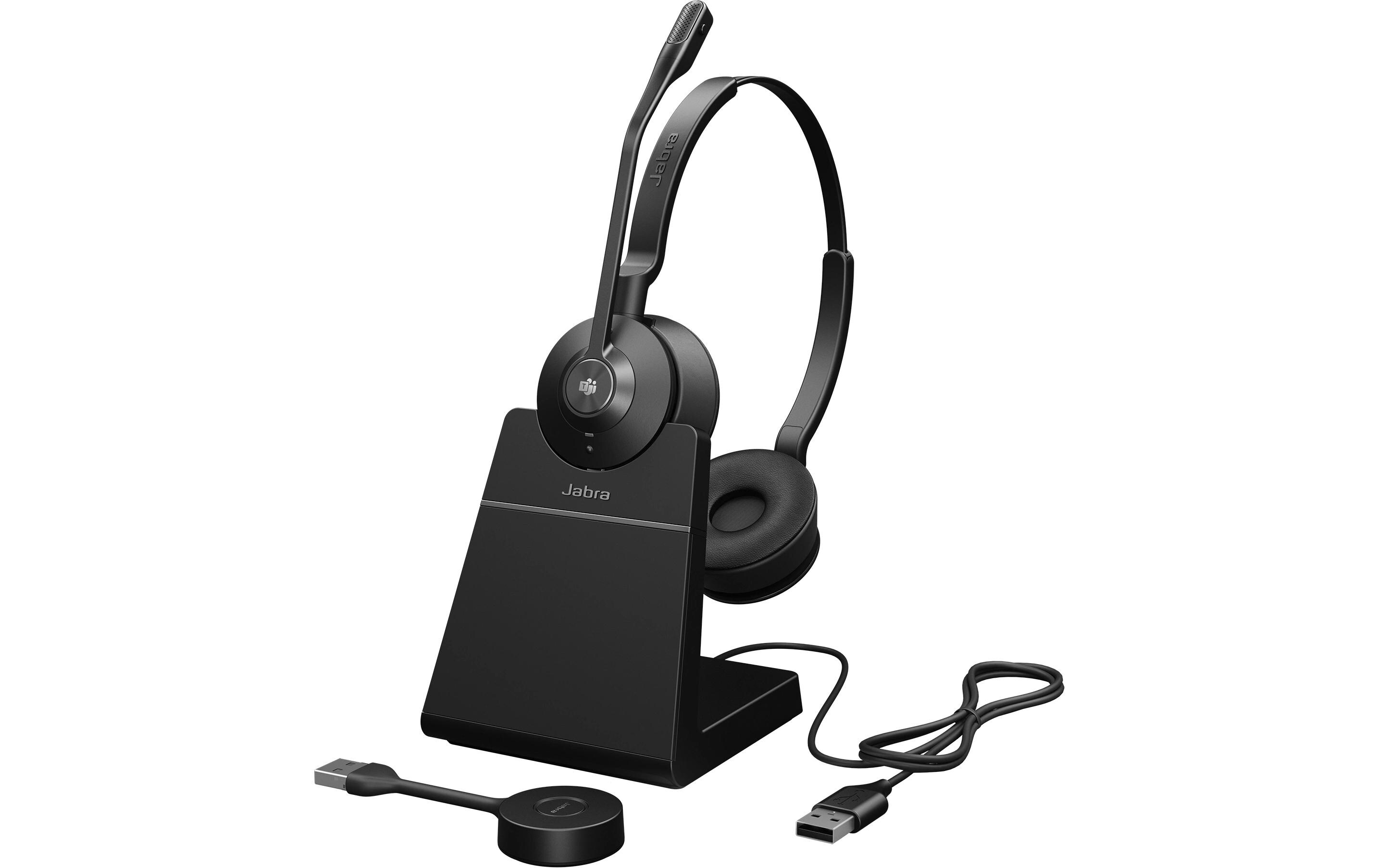 Headset Engage 55 SE MS Stereo USB-A/C, inkl. Ladestation<br>Professionell klingende Anrufe. Ganz gleich, wo Sie arbeiten