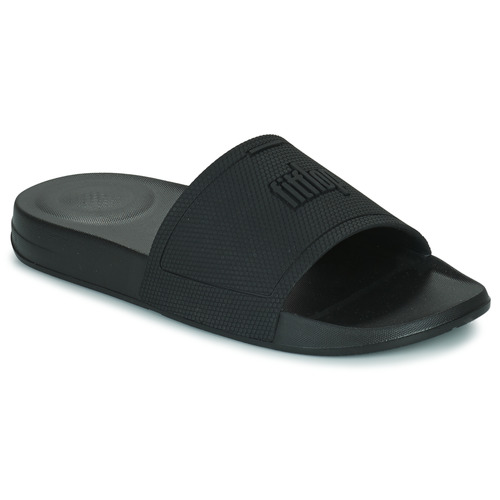FitFlop - Iqushion Pool Slide Tonal Rubber - Noir