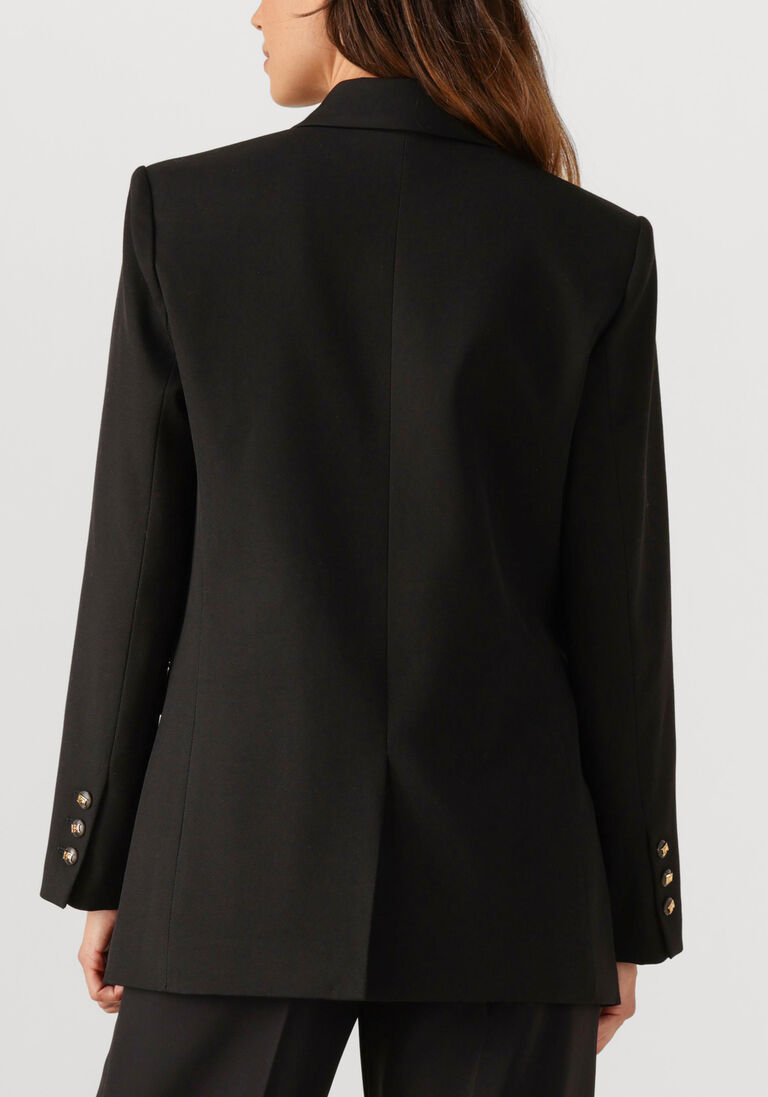 zwarte elisabetta franchi blazer jacket
