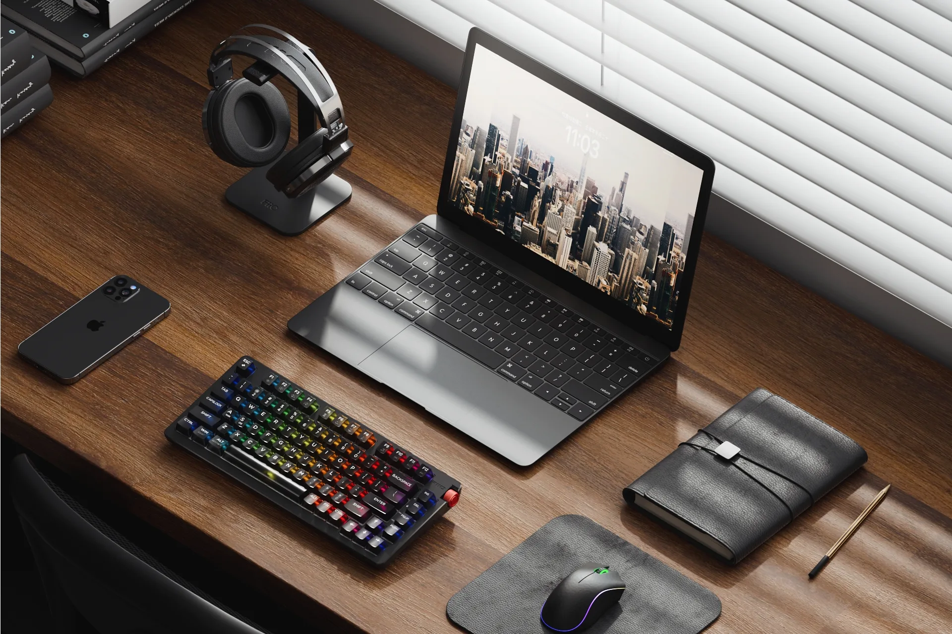 FiiO KB3 sans-fil Noir Claviers gaming