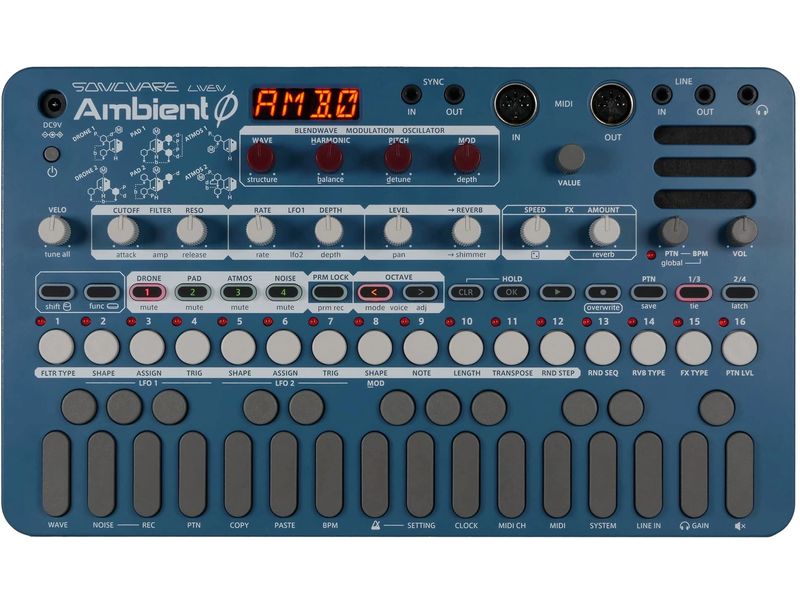 Sonicware Production Center LIVEN Ambient Ø Soundscape Synthesizer