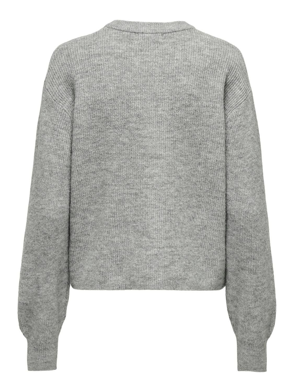 JDYLUMI Strickjacke Medium Grey Melange