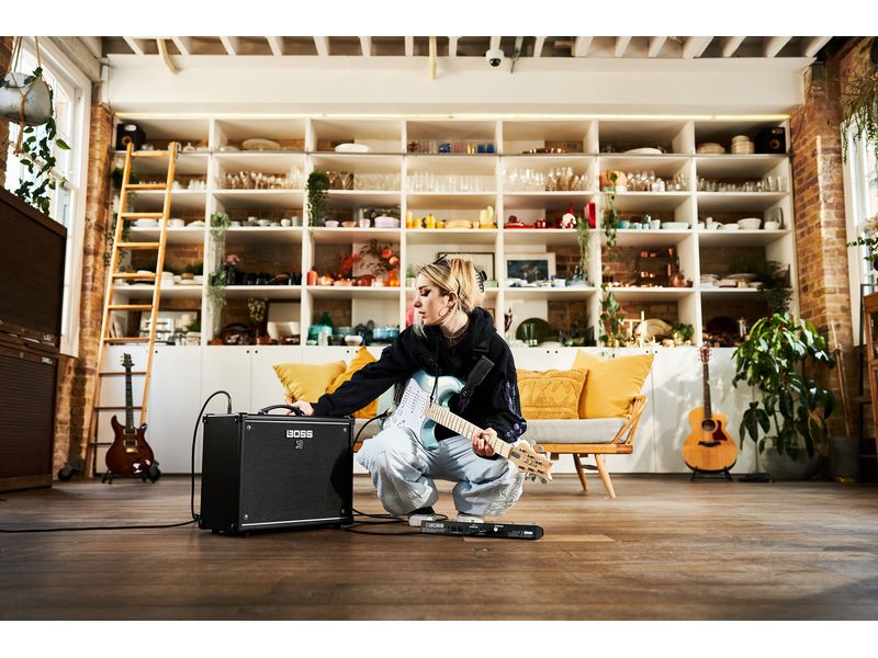 BOSS Combo KATANA-50 GEN 3 EX 50 Watt Modelling Combo Verstärker für E-Gitarre