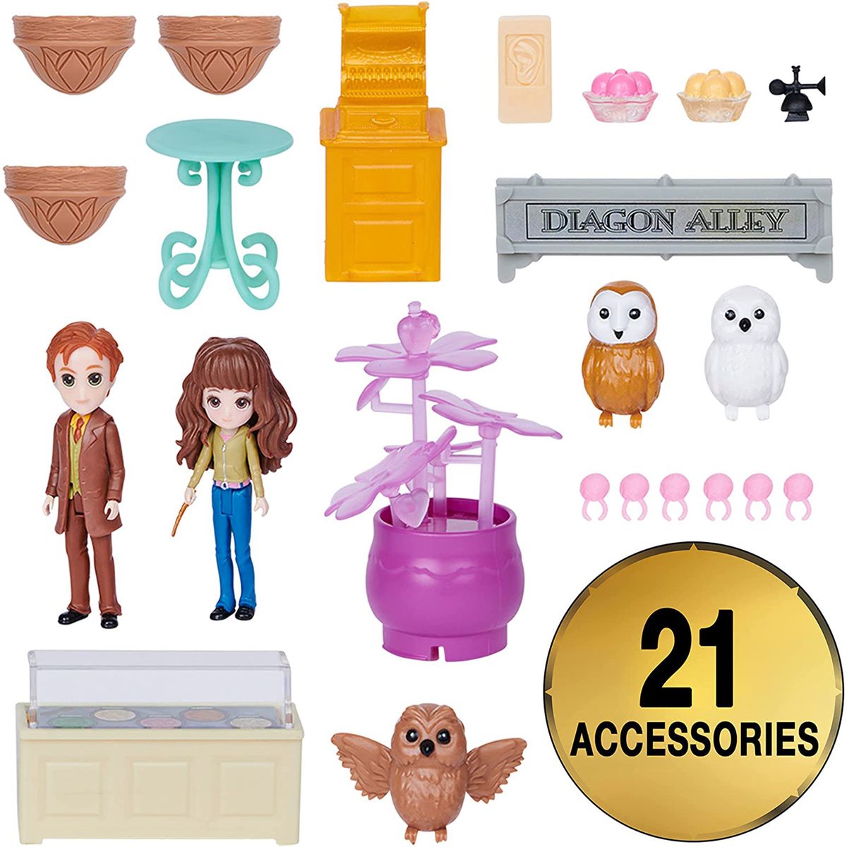Spin Master 6064933 (20138380) - Harry Potter - Magical Minis - Winkelgasse, Spielset