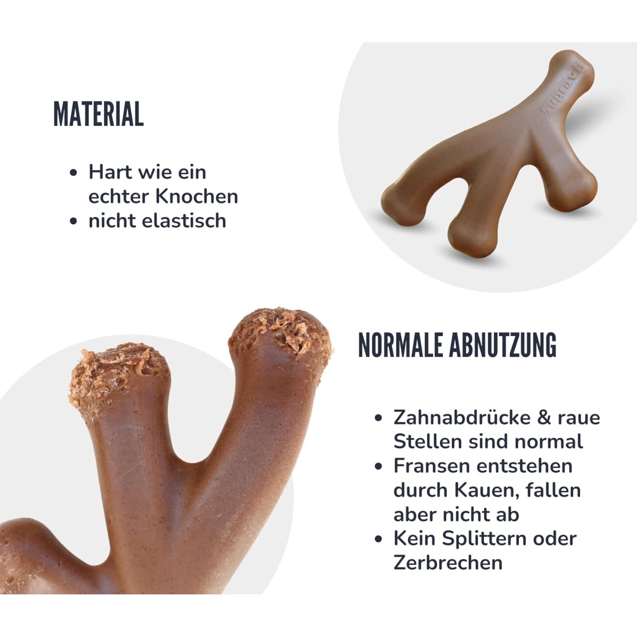 Supravit ChewDeer Kauspielzeug für Hunde Pure Beef