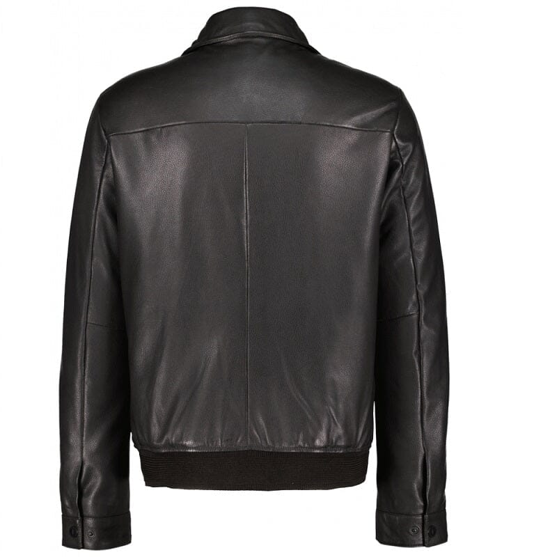Donders leren heren jas 52532 donkerbruin