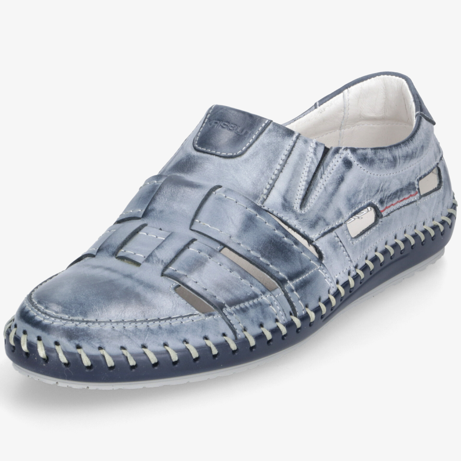 KRISBUT Herren Slipper grau