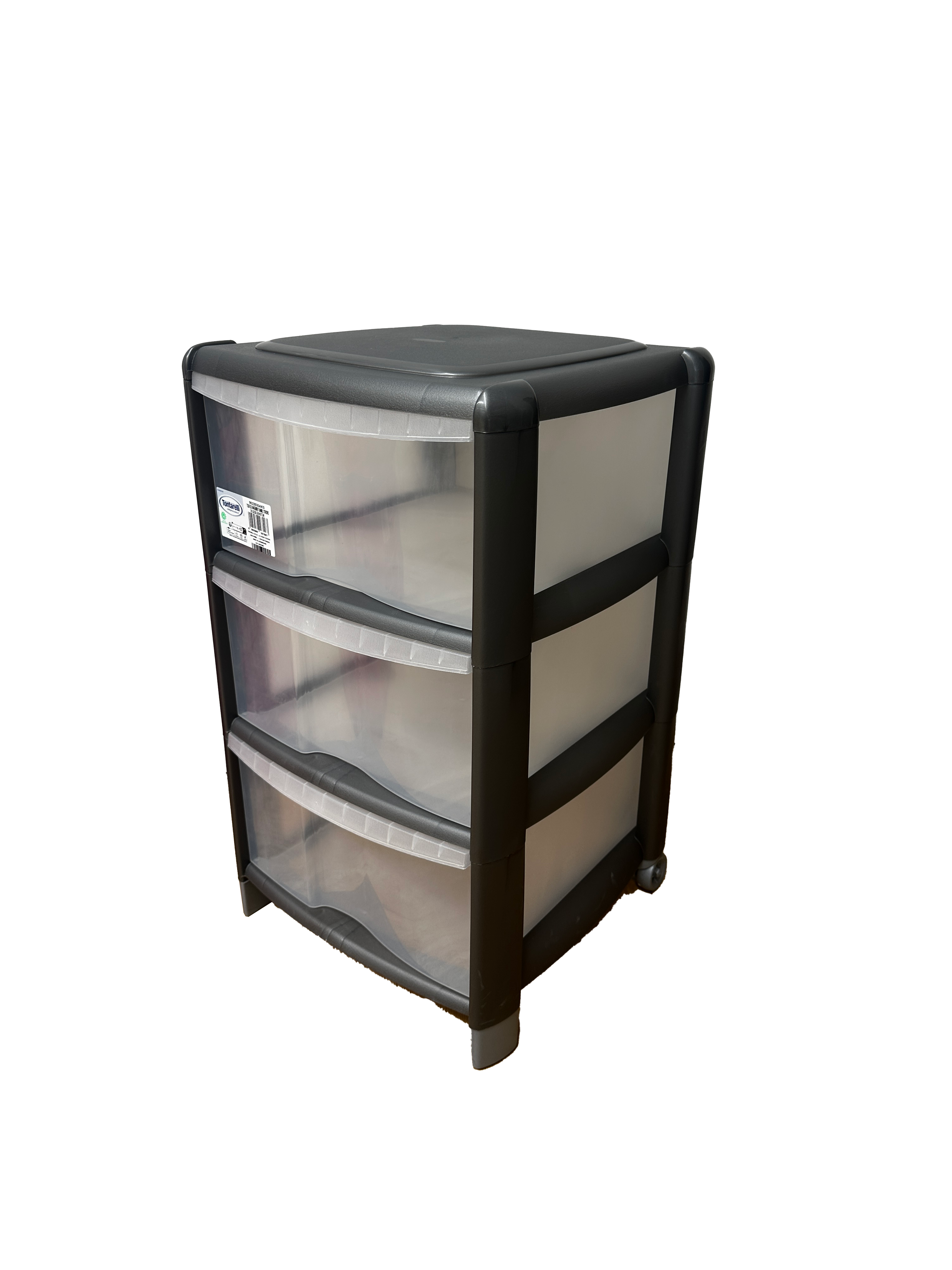 TOUR DE RANGEMENT BAMBOU GRIS ANTHRACITE